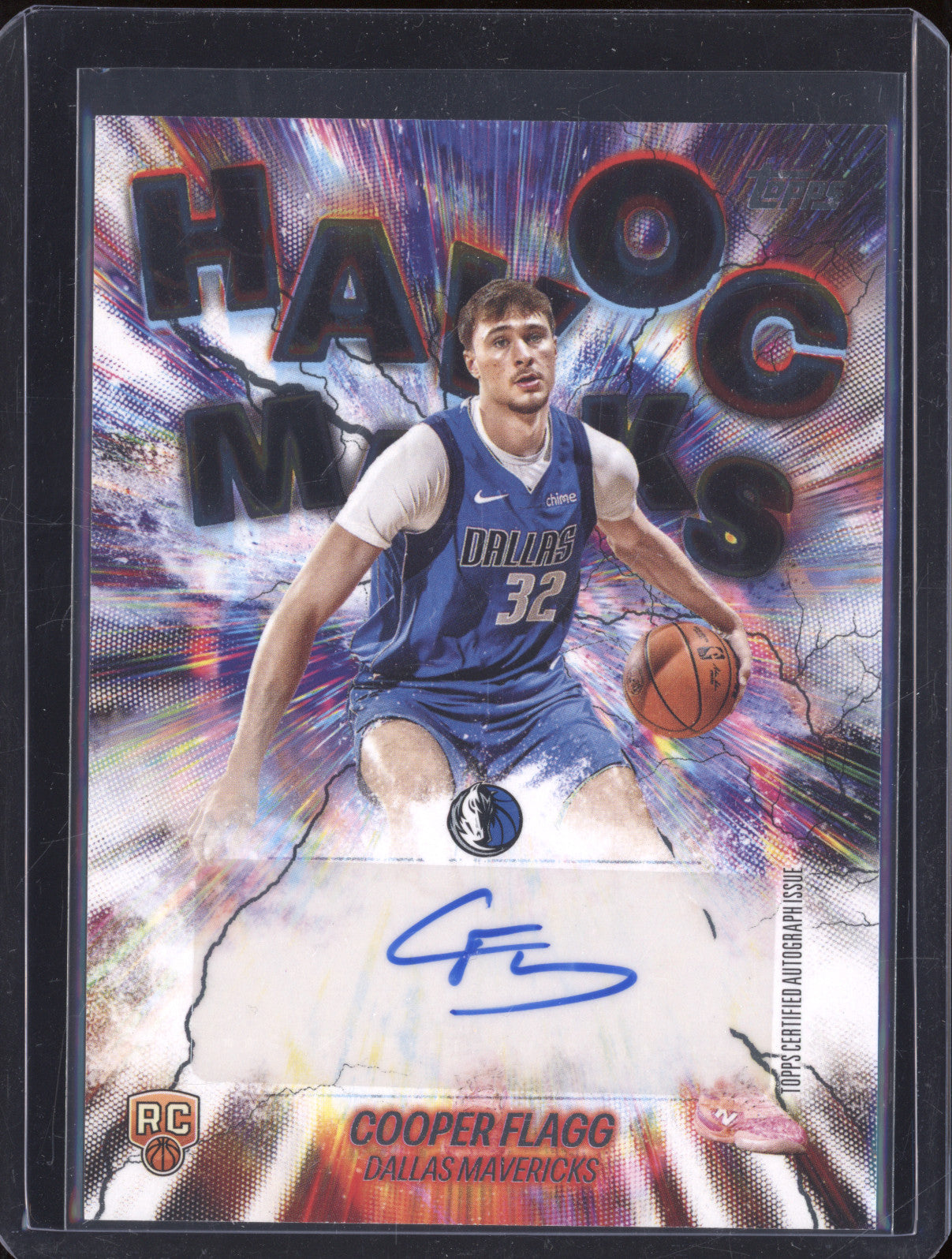 2025 Topps Basketball HM-CF Cooper Flagg Havoc Marks Auto Rookie RC