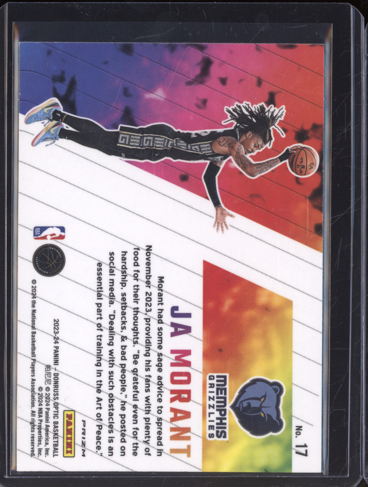 2023-24 Donruss Optic 17 Ja Morant Phazes