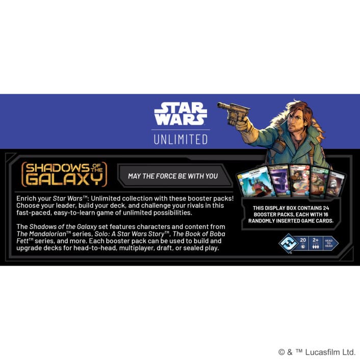 Star Wars Unlimited TCG - Shadows of the Galaxy Booster Box
