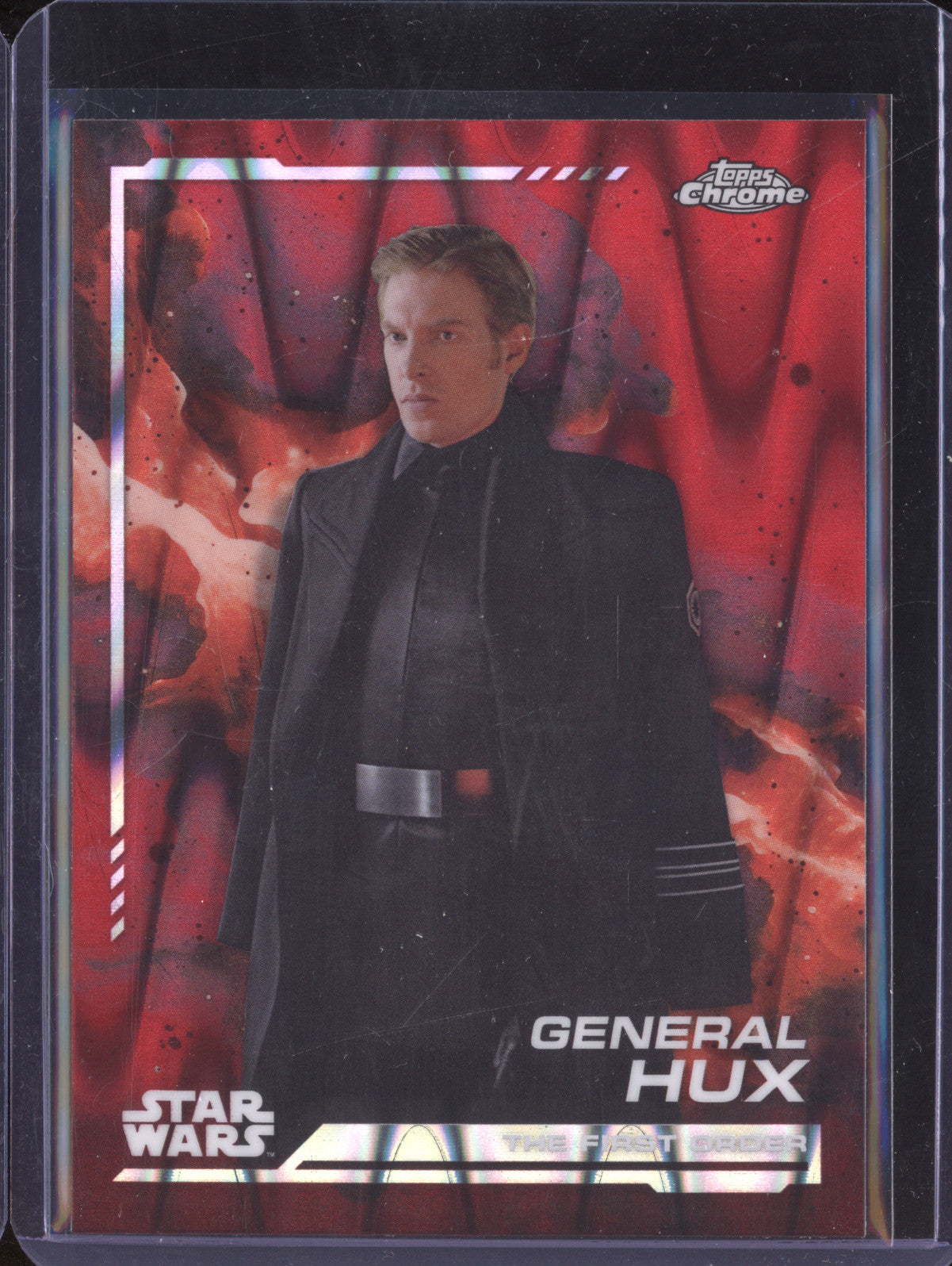 General Hux 2024 Topps Star Wars Chrome 116 Red Raywave Refractors