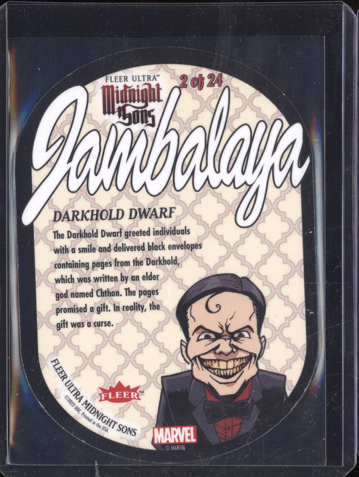 Darkhold Dwarf 2022 Fleer Ultra Midnight Sons 2 Jambalyaya