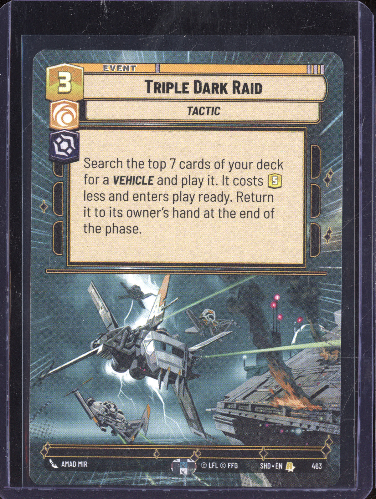 Triple Dark Raid 2024 Star Wars Unlimited Shadows of the Galaxy 463 Hyperspace