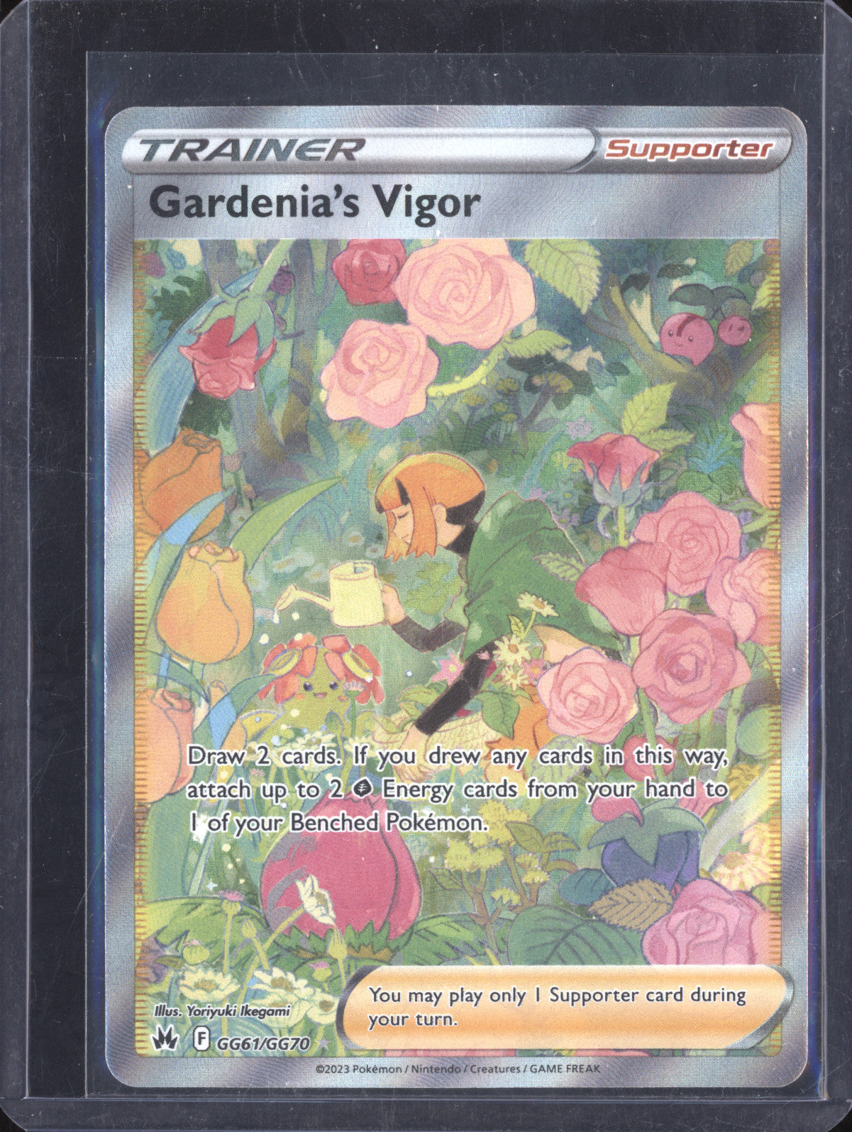 Gardenia's Vigor 2023 Pokemon Crown Zenith GG61/GG70 Full Art