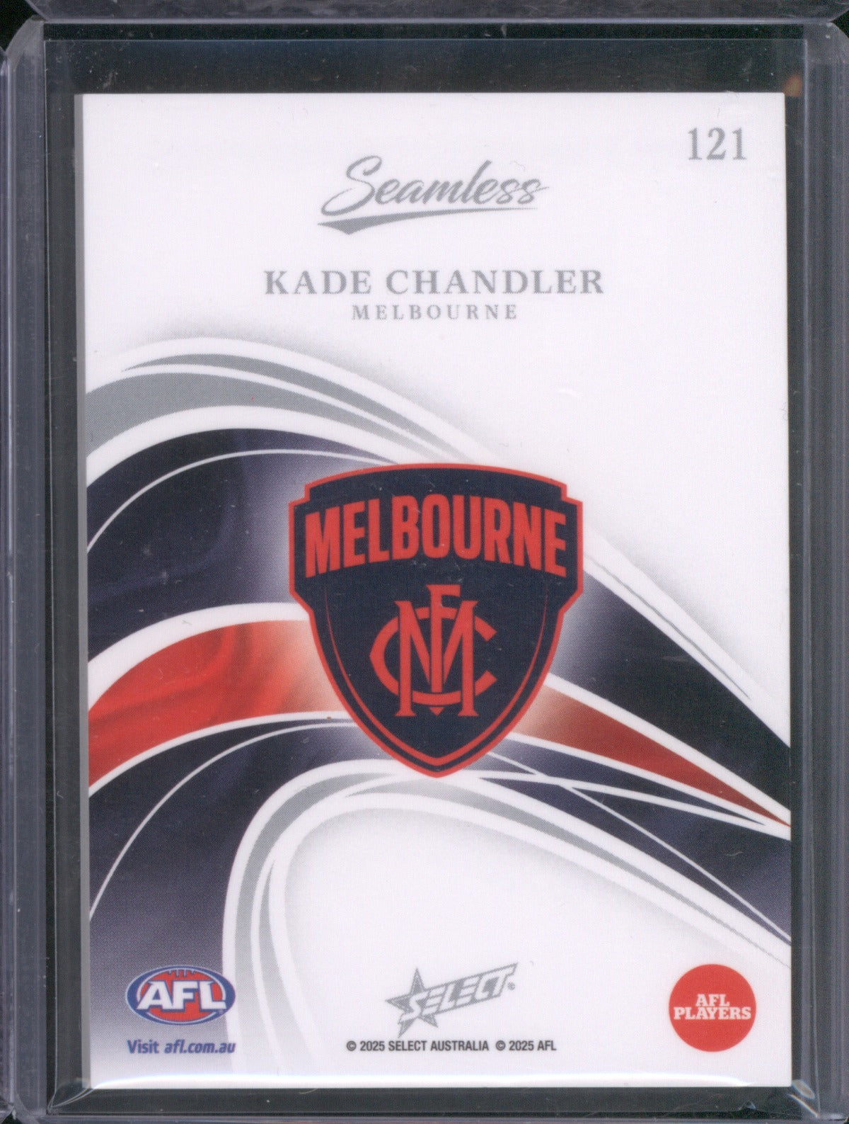 Kade Chandler 2025 AFL Select Seamless Base 121 Melbourne /95