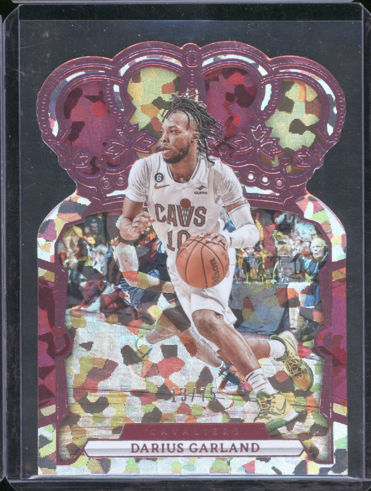 Darius Garland 2023 Panini Crown Royale 17 Pink Crystal /75