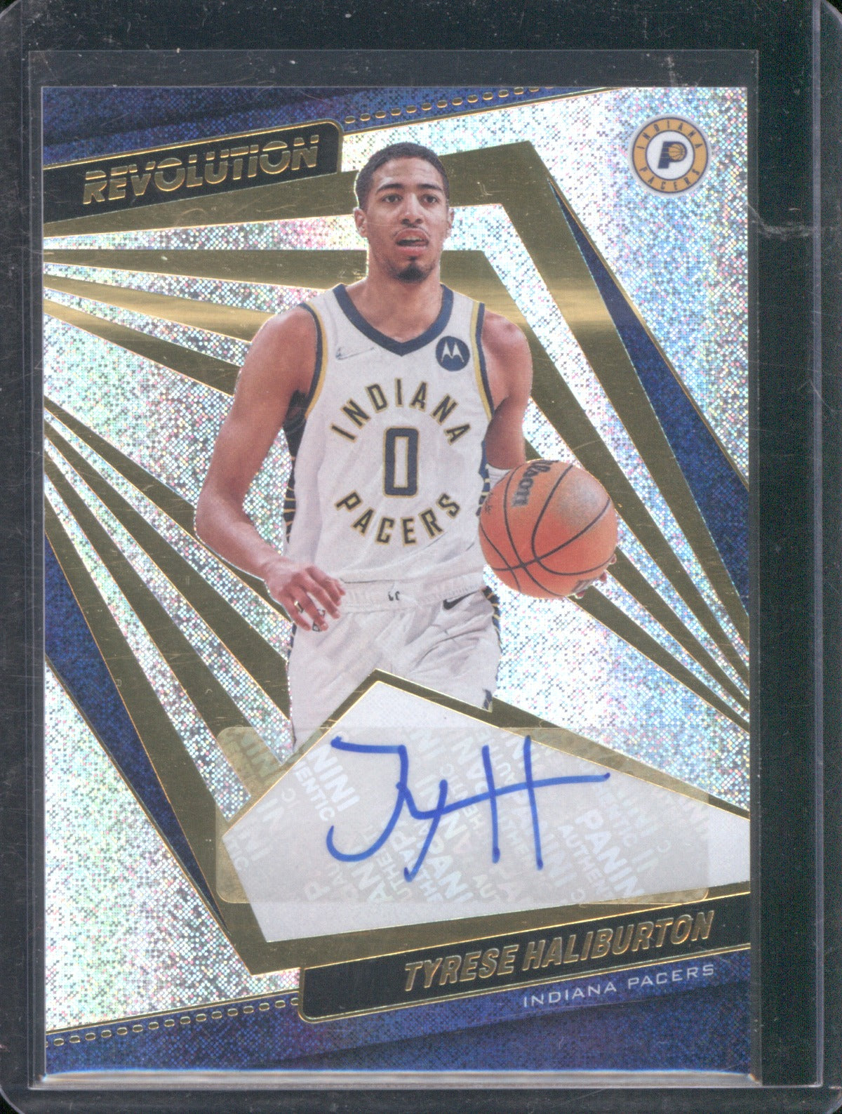 Tyrese Haliburton 2021 Panini Revolution AG-THB Revolution Autographs
