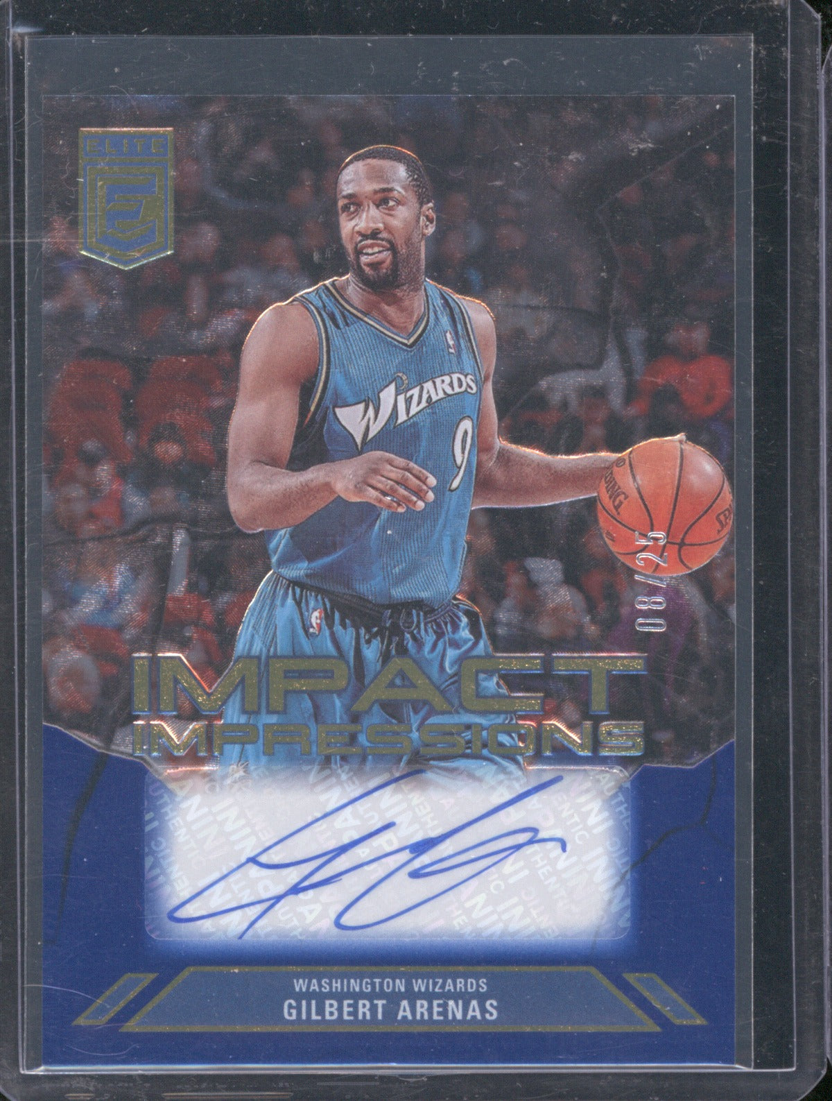 Gilbert Arenas 2023 Donruss Elite II-GAR Impact Impressions Auto /25