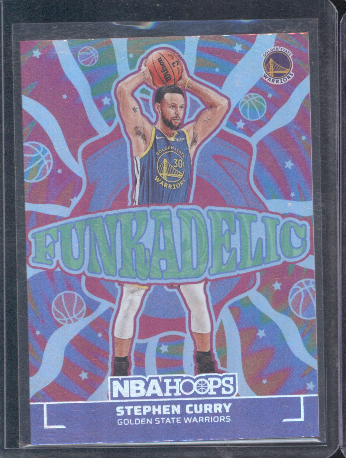 Stephen Curry 2024 Panini NBA Hoops 22 Funkadelic