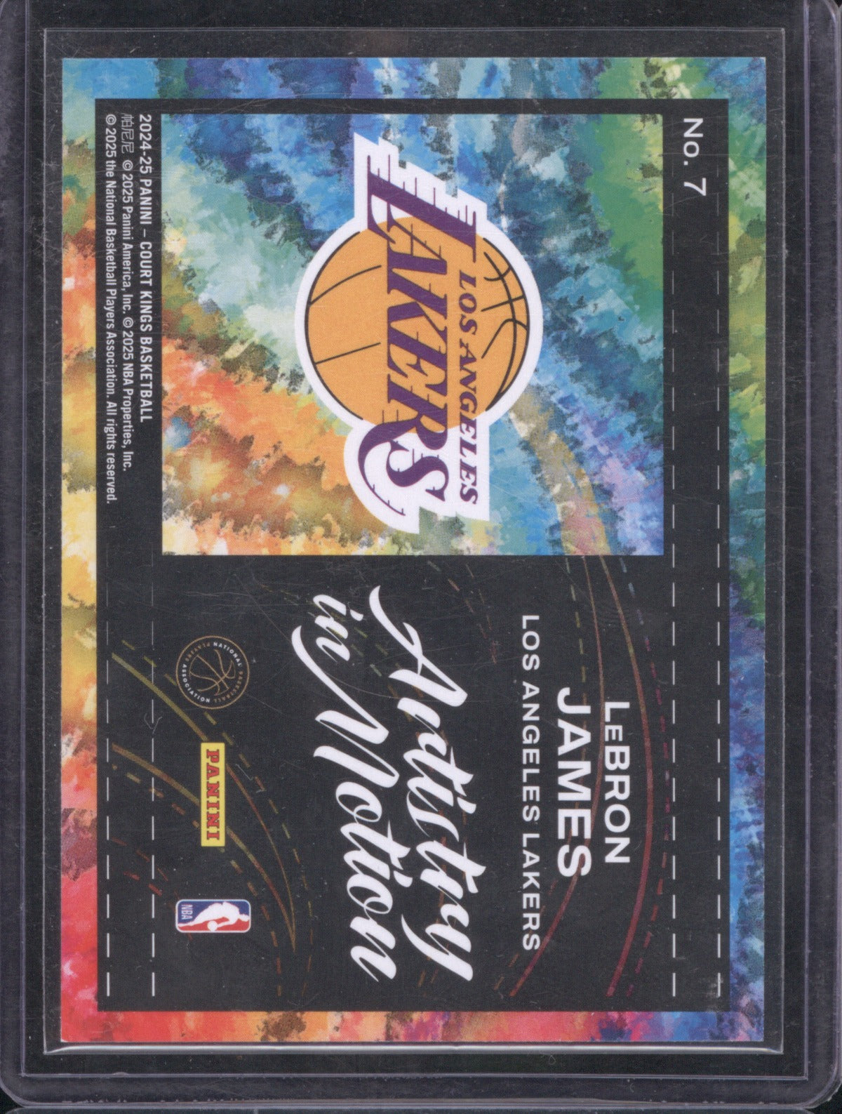 LeBron James 2024 Panini Court Kings 7 Artistry In Motion