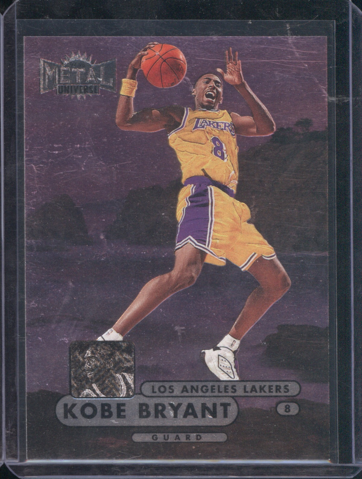 Kobe Bryant 1997 SkyBox Metal Universe 86 Championship Preview