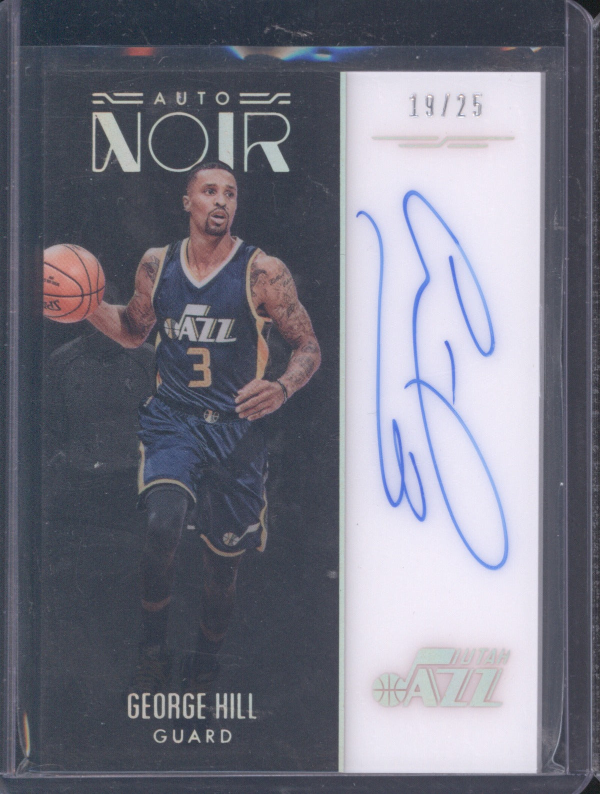 2016 Panini Noir George Hill Acetate Auto Signatures 19/25