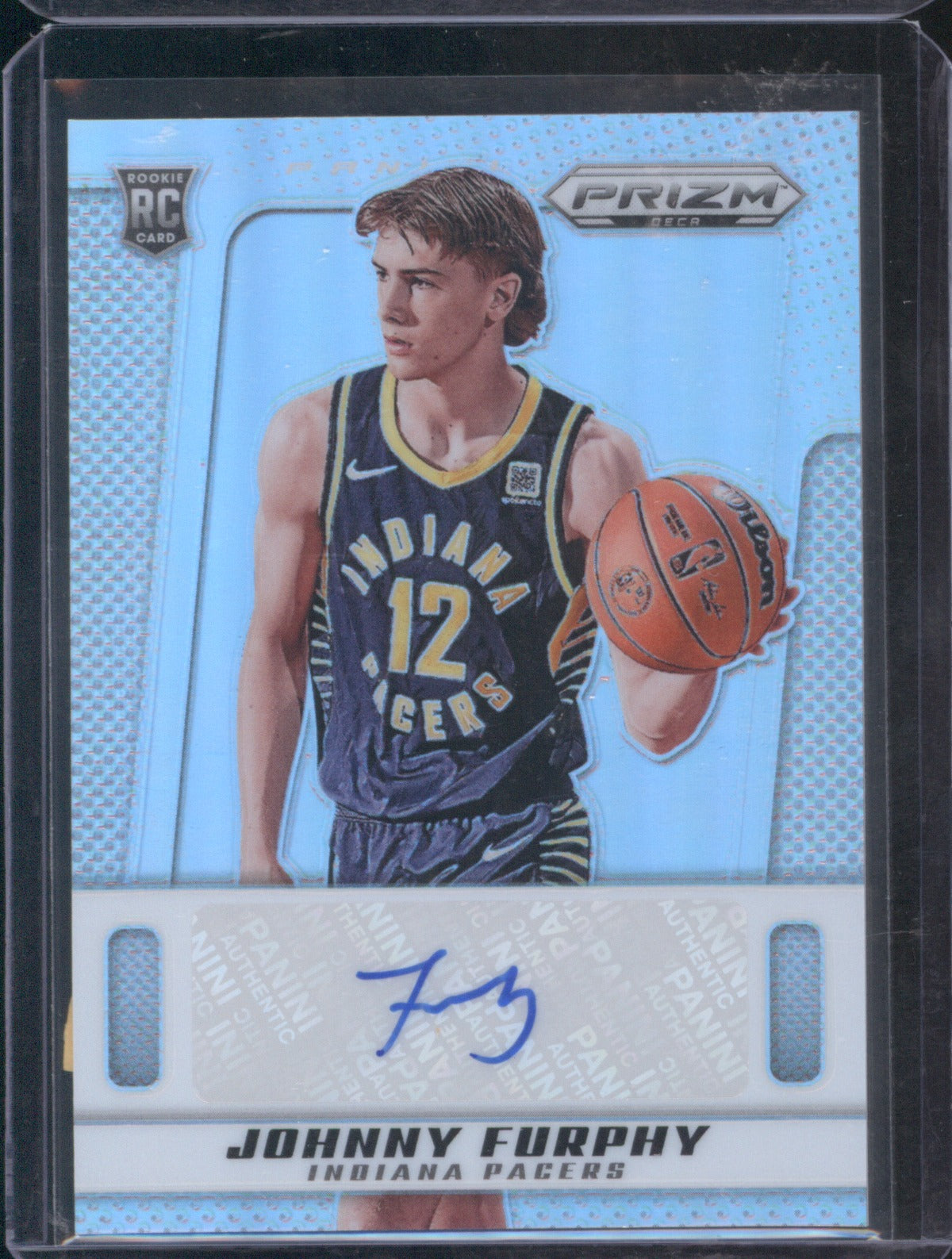 Johnny Furphy 2024-25 Prizm Deca Auto RC Silver Prizm