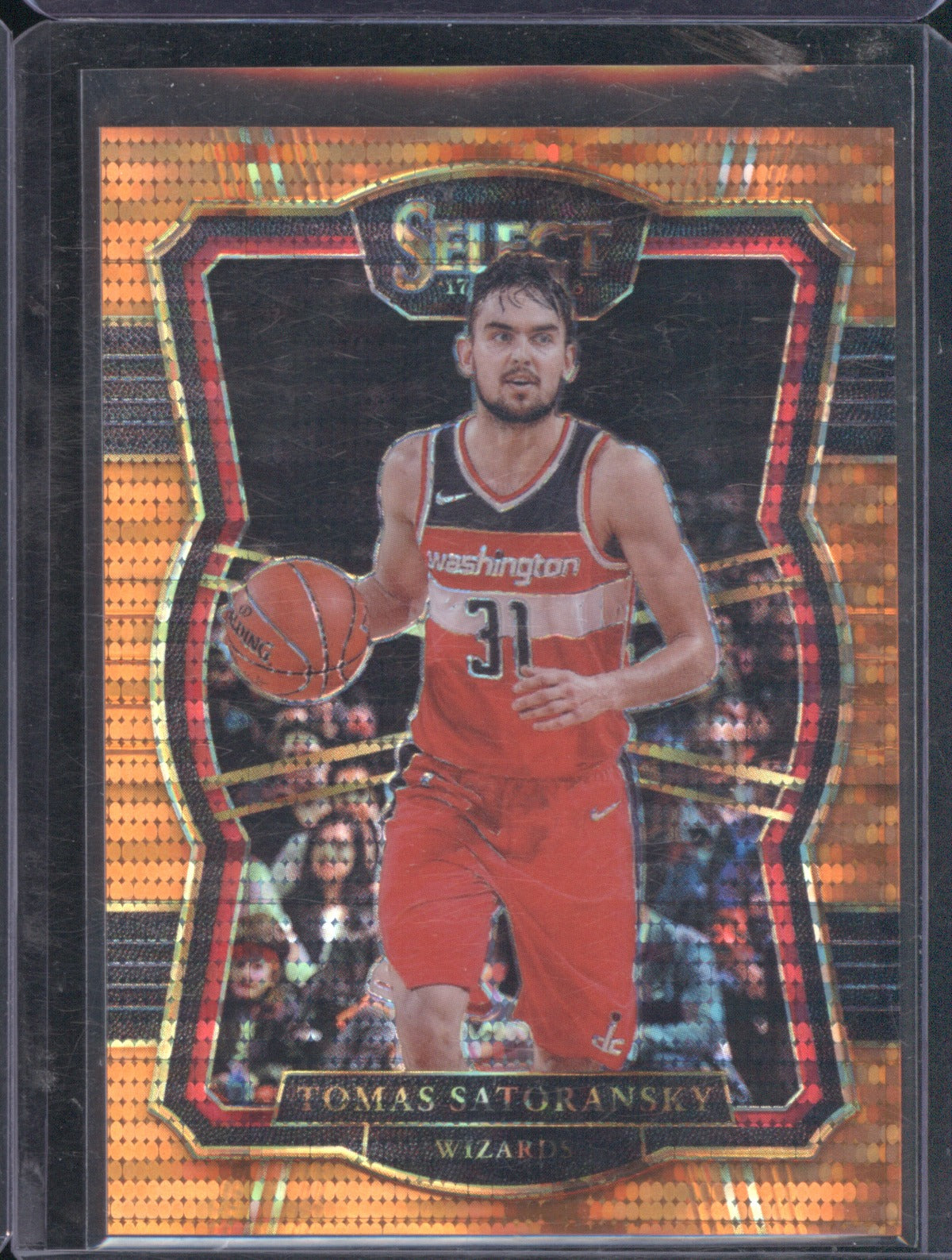 2017 Panini Select Tomas Satoransky 108 Orange Pulsar 4/9