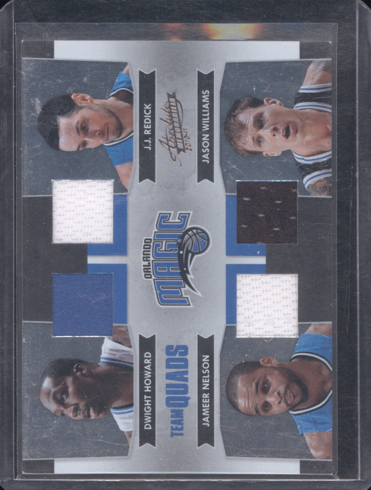 2010 Absolute Memorabilia Redick/Williams/Dwight Howard/Jameer 85/100