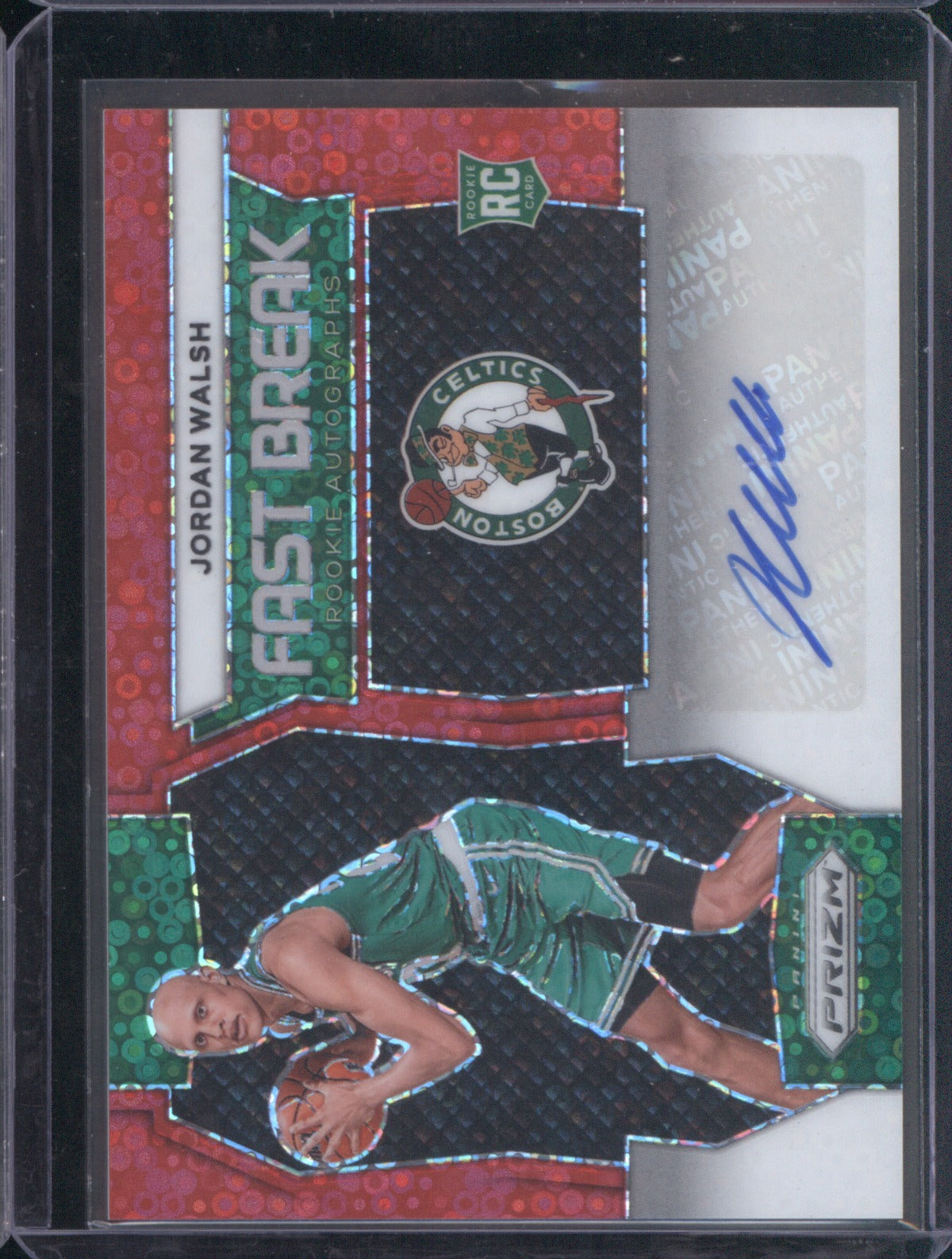 2023 Panini Prizm Fast Break Jordan Walsh Rookie Auto Red 15/99