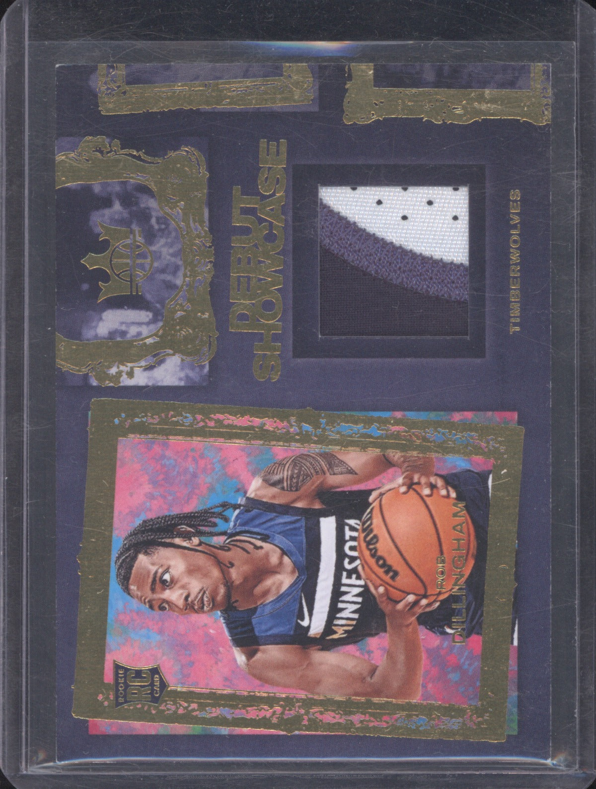 2024 Panini Court Kings Rob Dillingham Debut Showcase RC Patch