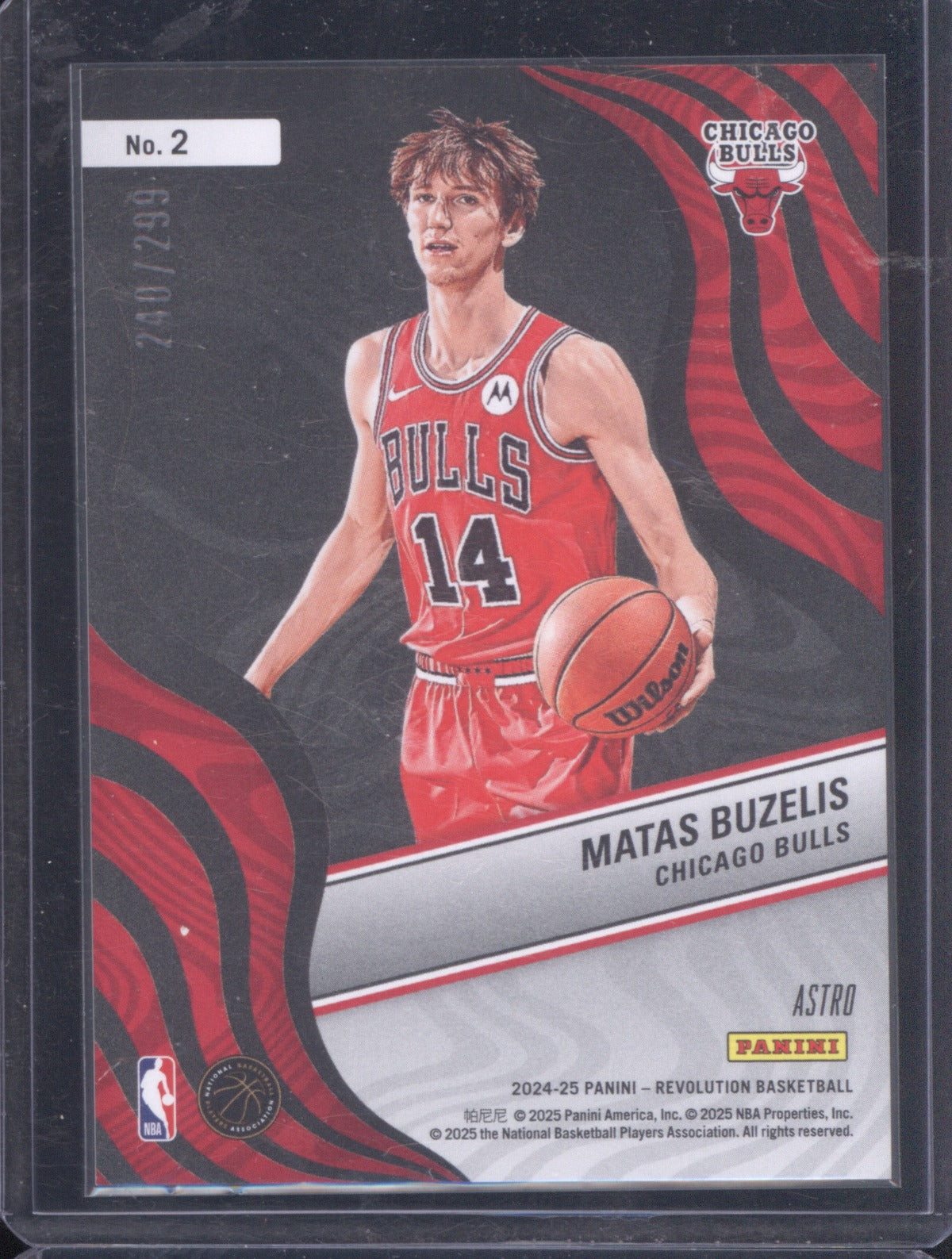 2024 Panini Revolution Matas Buzelis Astro New Wave 240/299