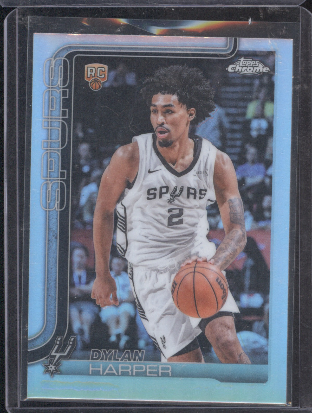2025 Topps Chrome Dylan Harper 252 RC Refractor