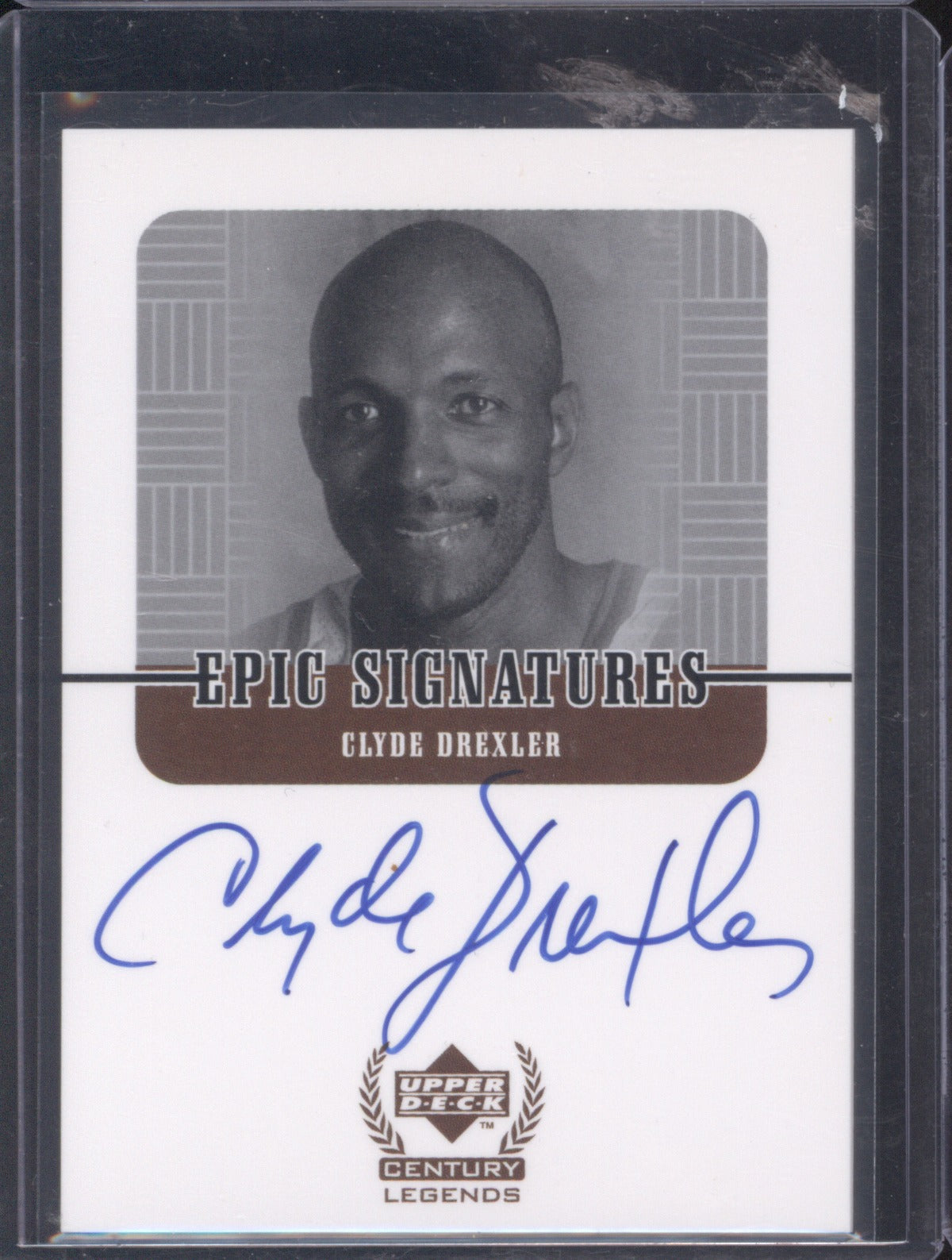 1999 Upper Deck Century Legends Clyde Drexler Epic Signatures