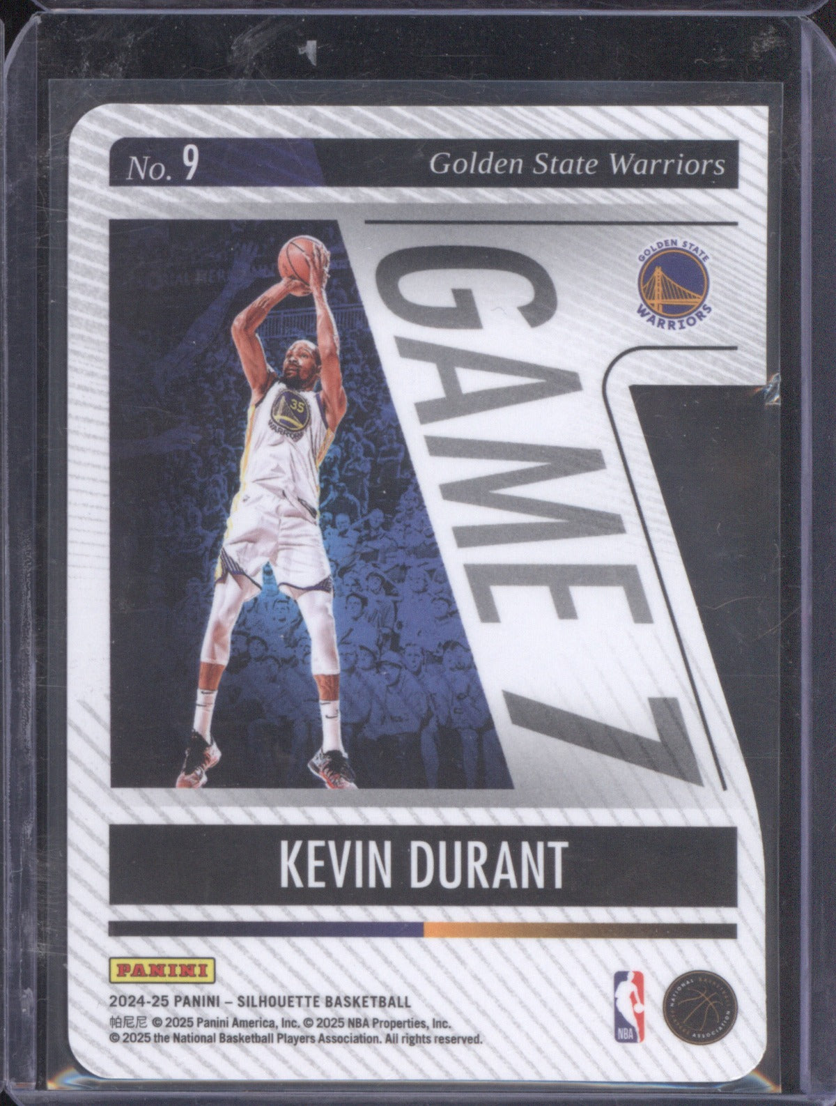 2024 Panini Silhouette Kevin Durant Game 7 Die Cut SP 17/49