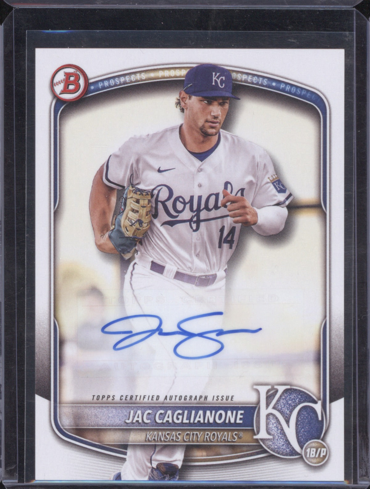 2025 Topps Bowman Jac Caglianone Auto Prospect Auto