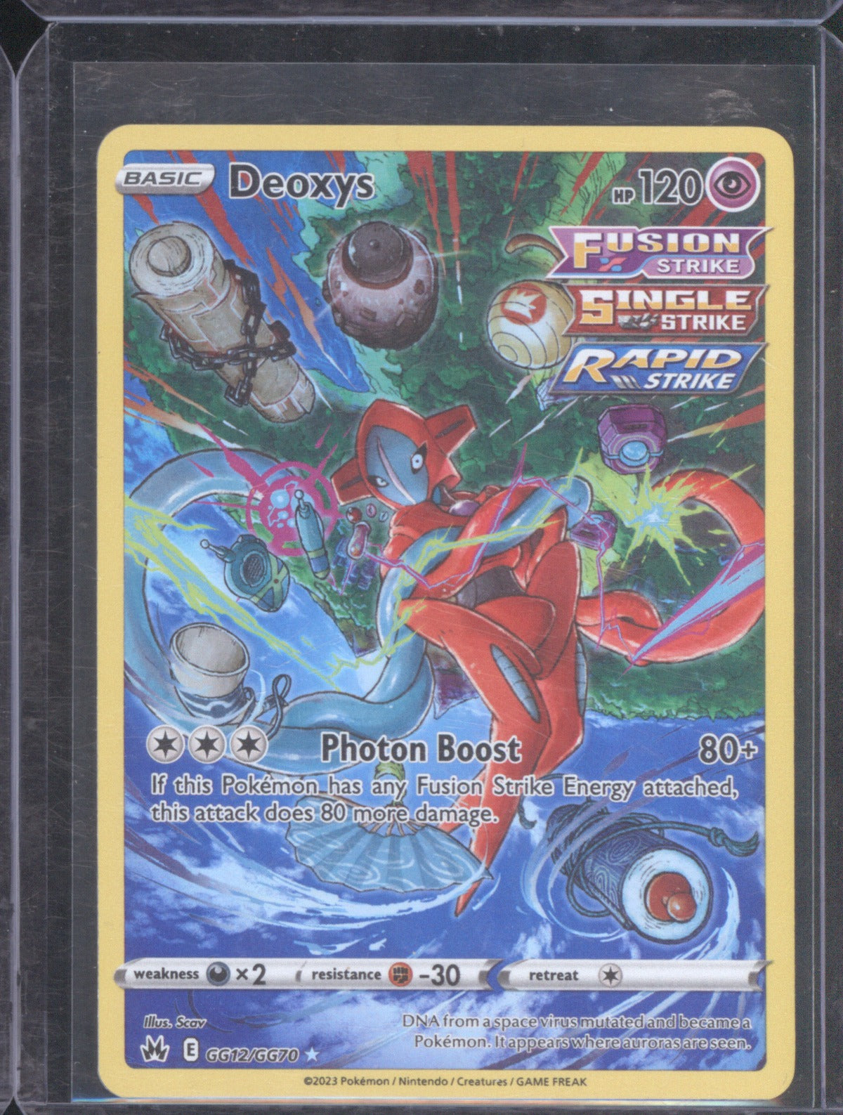 Deoxys 2023 Pokémon Crown Zenith #GG12