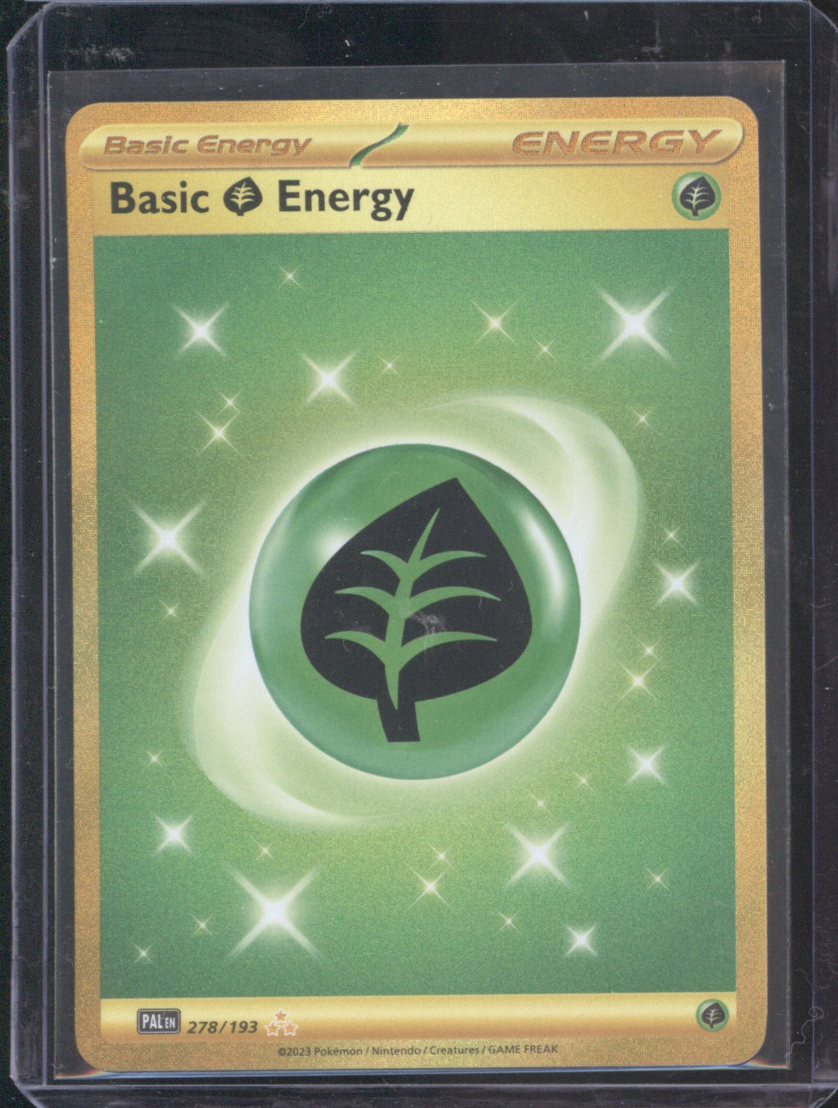 Basic Grass Energy 2023 Pokemon Paldea Evolved 278/193 Hyper Rare