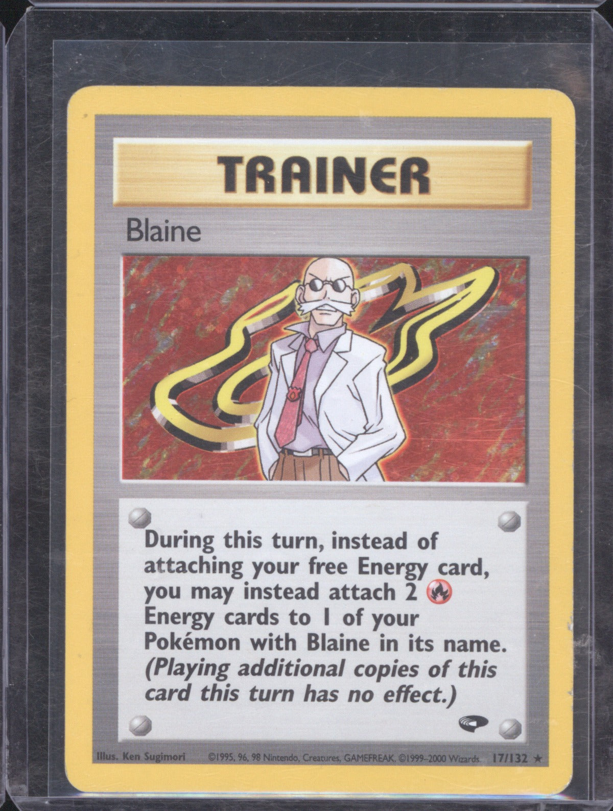 Blaine 2000 Wizards of the Coast Gym Challenge 17/132 Holo