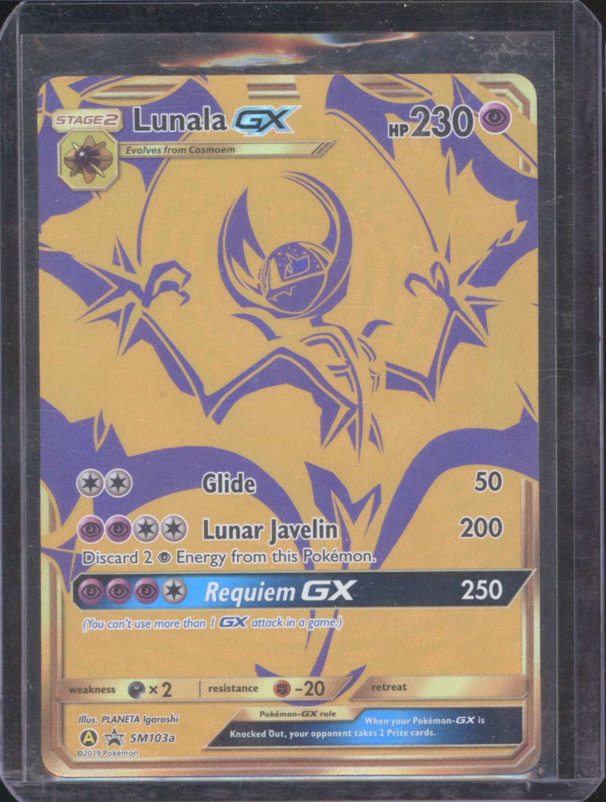 Lunala GX 2019 Pokémon Sun & Moon SM103a SM Promos