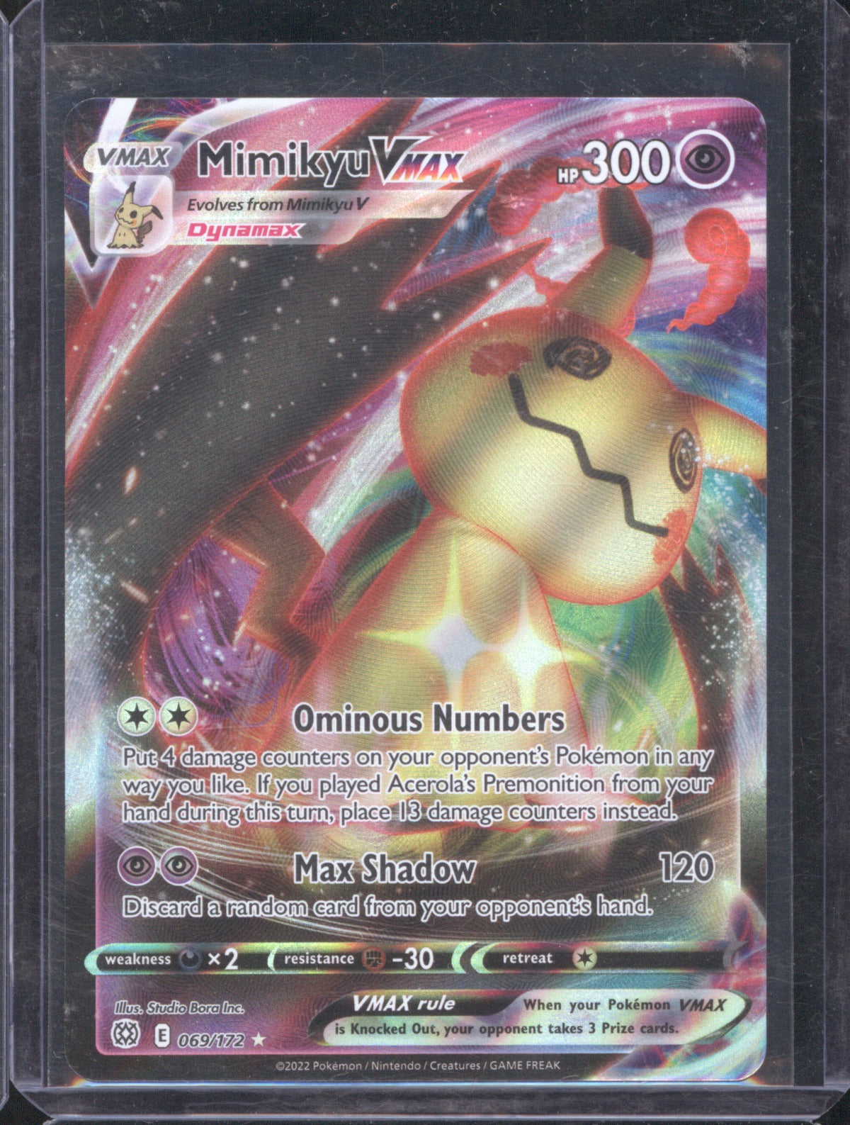 Mimikyu Vmax 2022 Pokémon Brilliant Stars 069/172