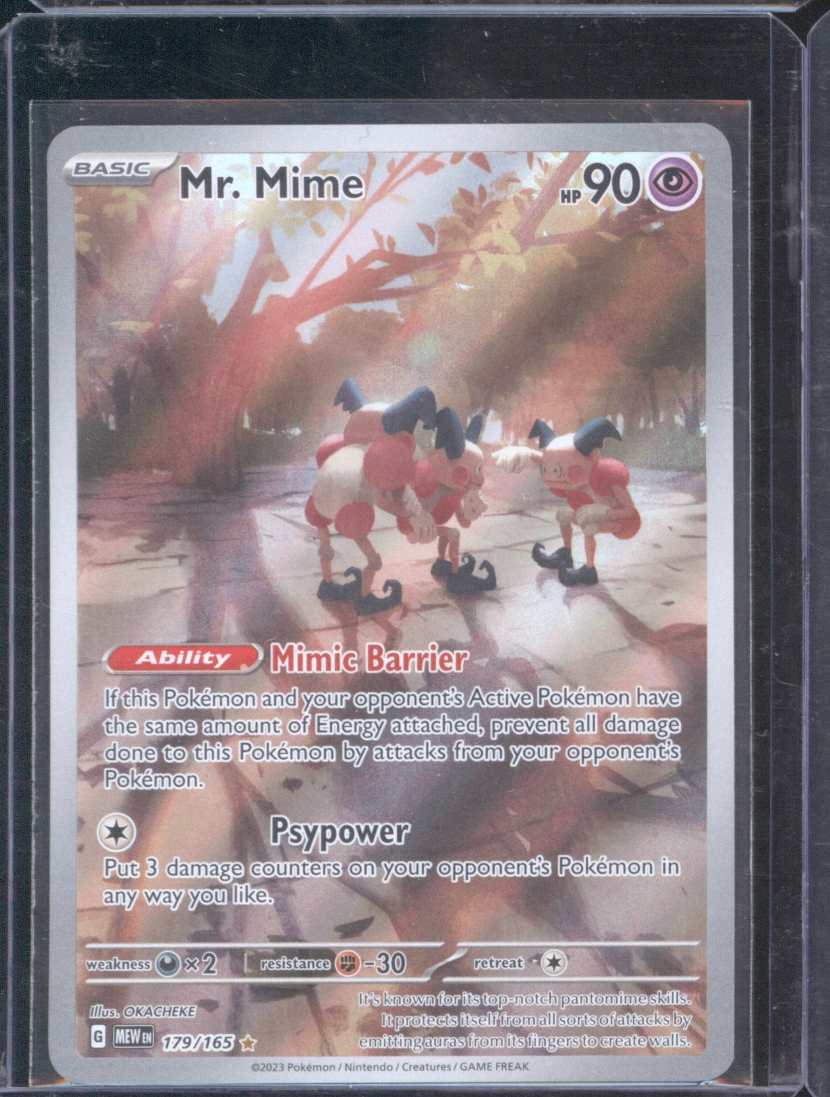 Mr. Mime 2023 Pokémon Scarlet & Violet 151 179/165 Illustration Rare