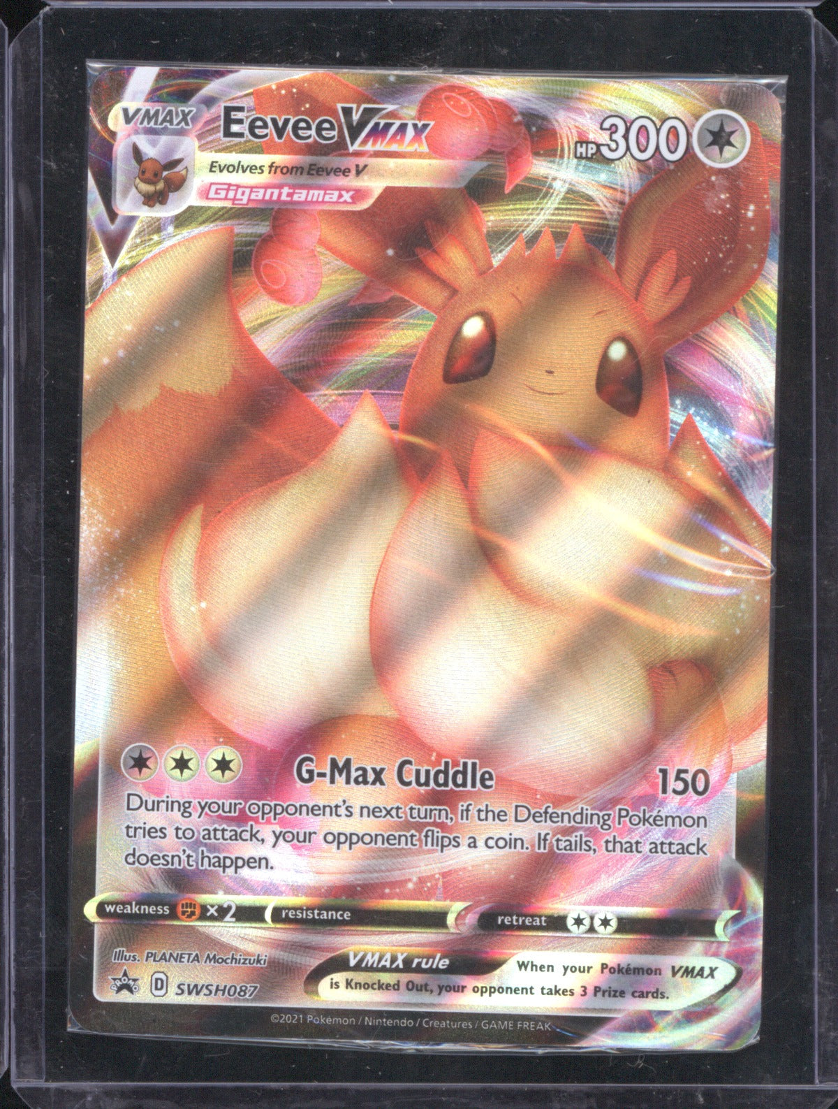 2021 Evee VMAX SWSH087 Full Art Promo Pokemon TCG Shining Fates