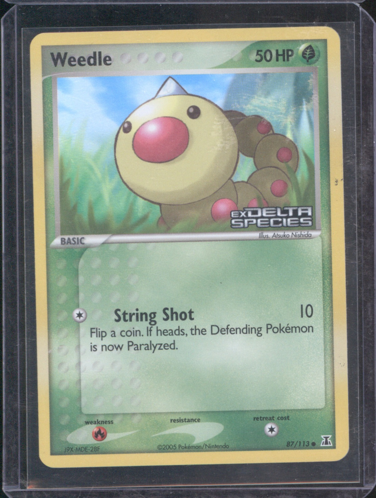 Weedle 2005 Nintendo Delta Species 87/113