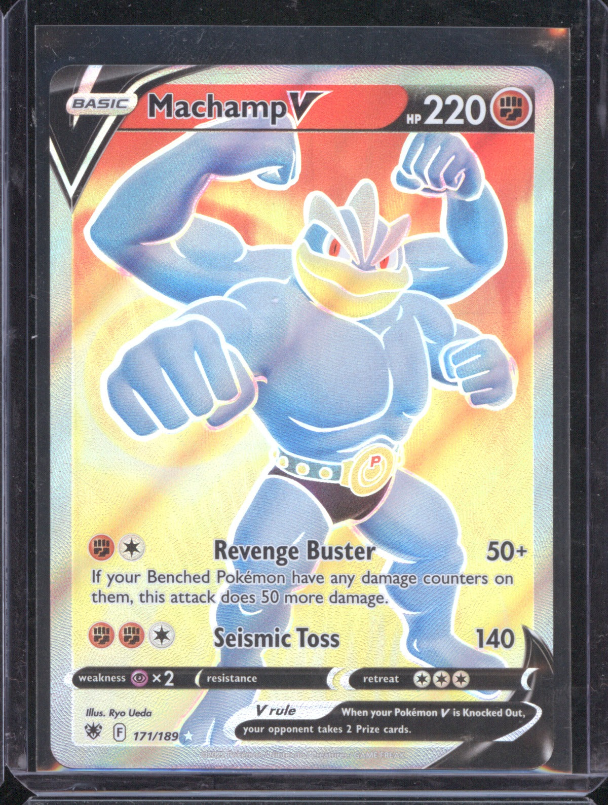 Machamp V 2022 Pokémon Astral Radiance 171/189 Holo