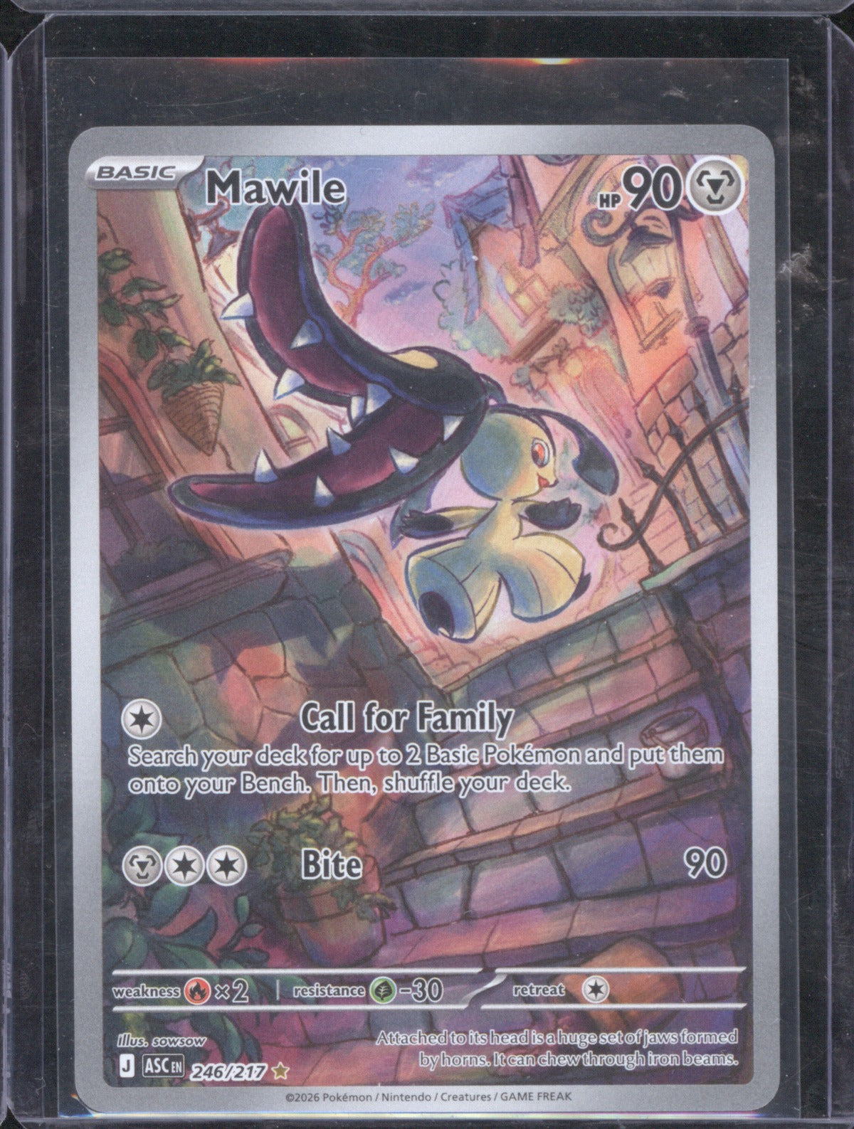 Mawile 2026 Pokemon Ascended Heroes 246/217 Illustration Rare