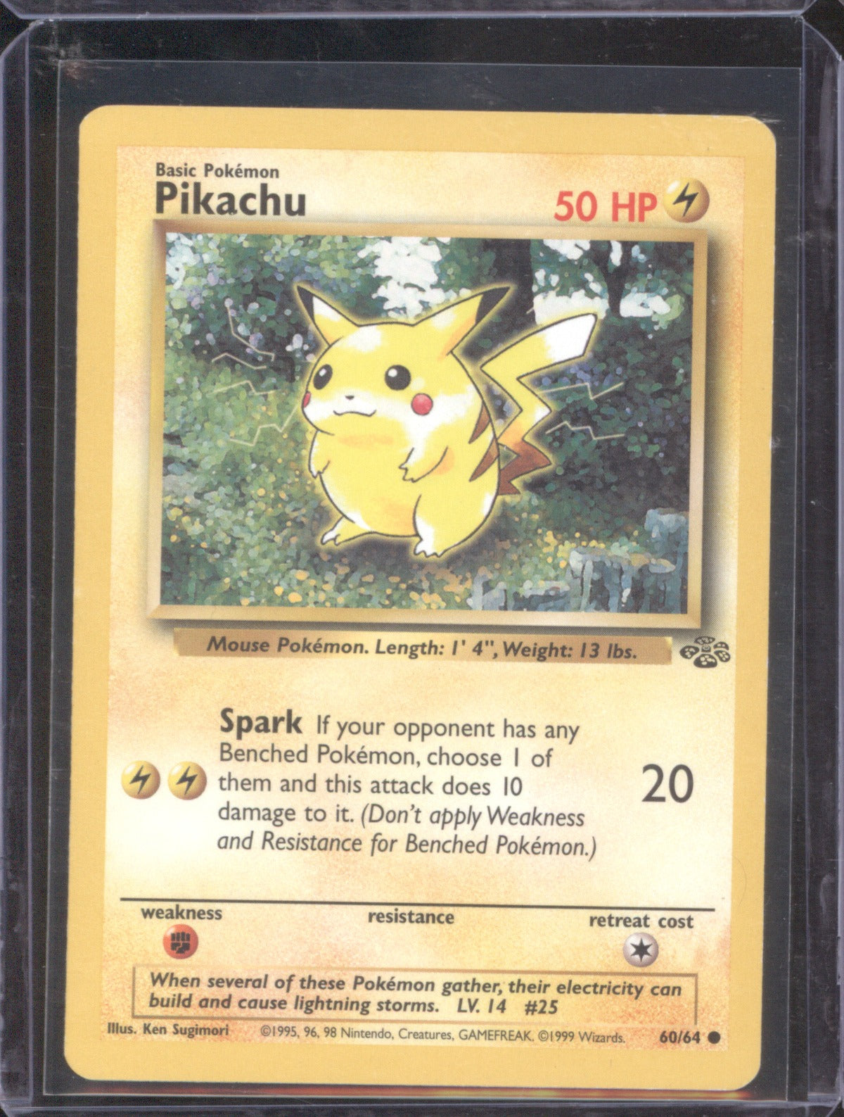 Pokemon 1999 Jungle 60/64 Pikachu