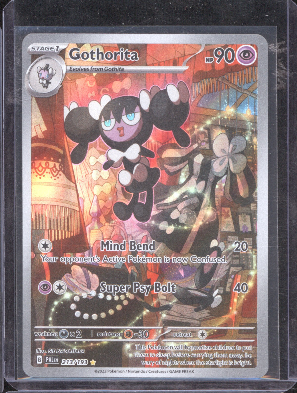 Gothorita 2023 Pokémon Paldea Evolved 213/193 Illustration Rare