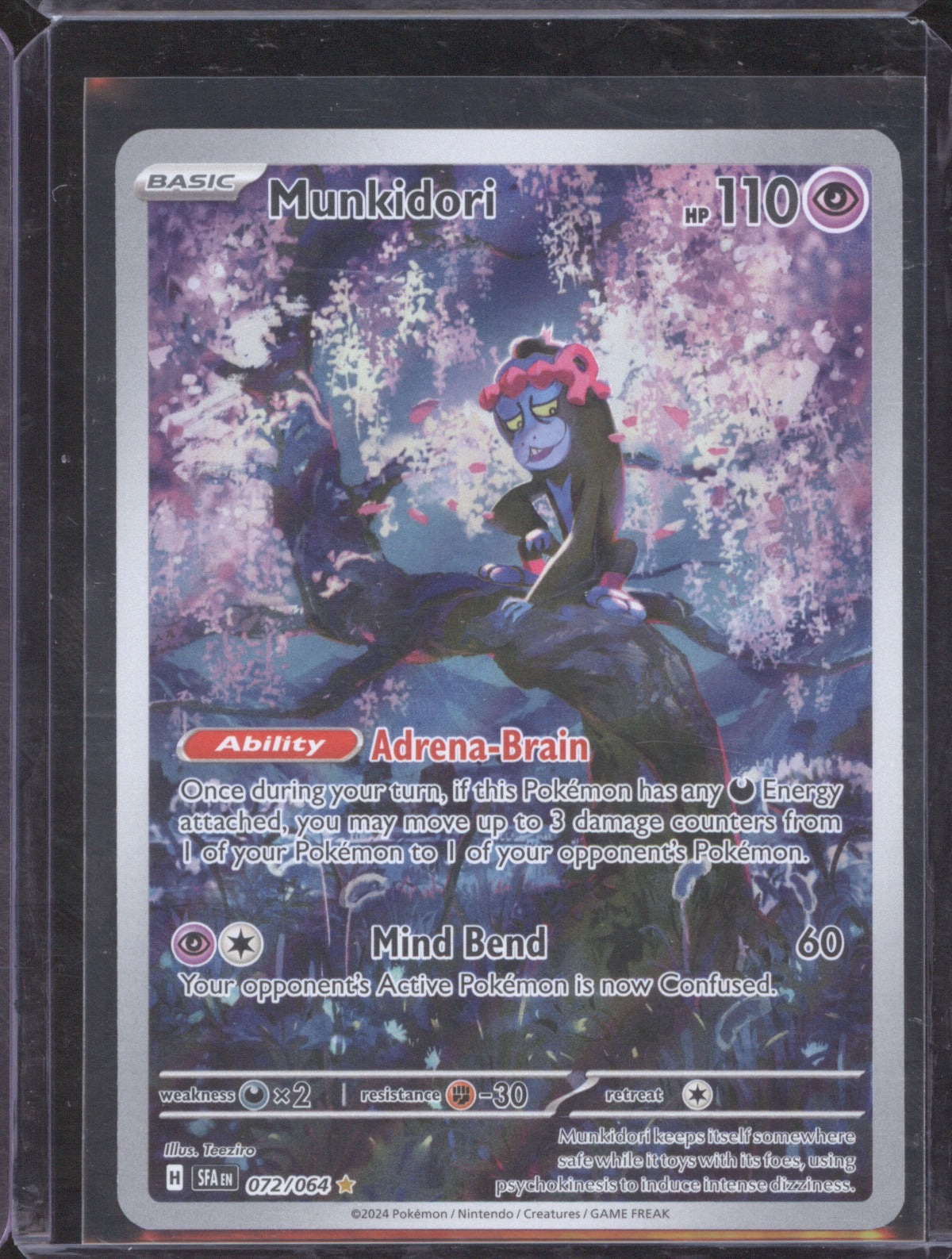 Munkidori 2024 Pokémon 072/064 SV Shrouded Fable