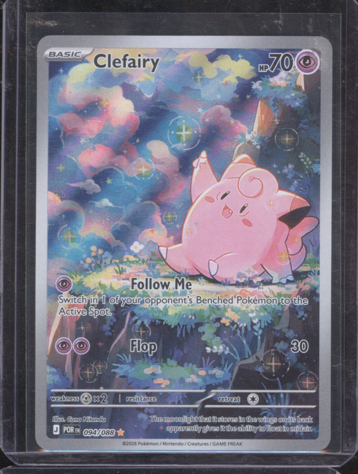 Clefairy 2026 Pokémon Perfect Order 094/088 Illustration Rare