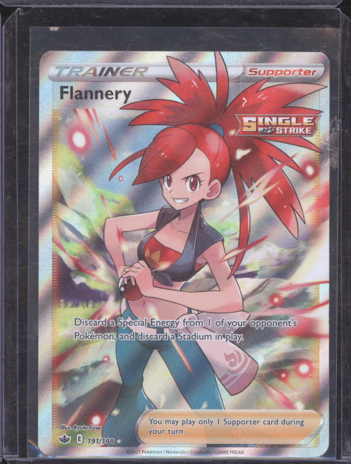 Flannery 2021 Pokémon Chilling Reign 191/198 Full Art