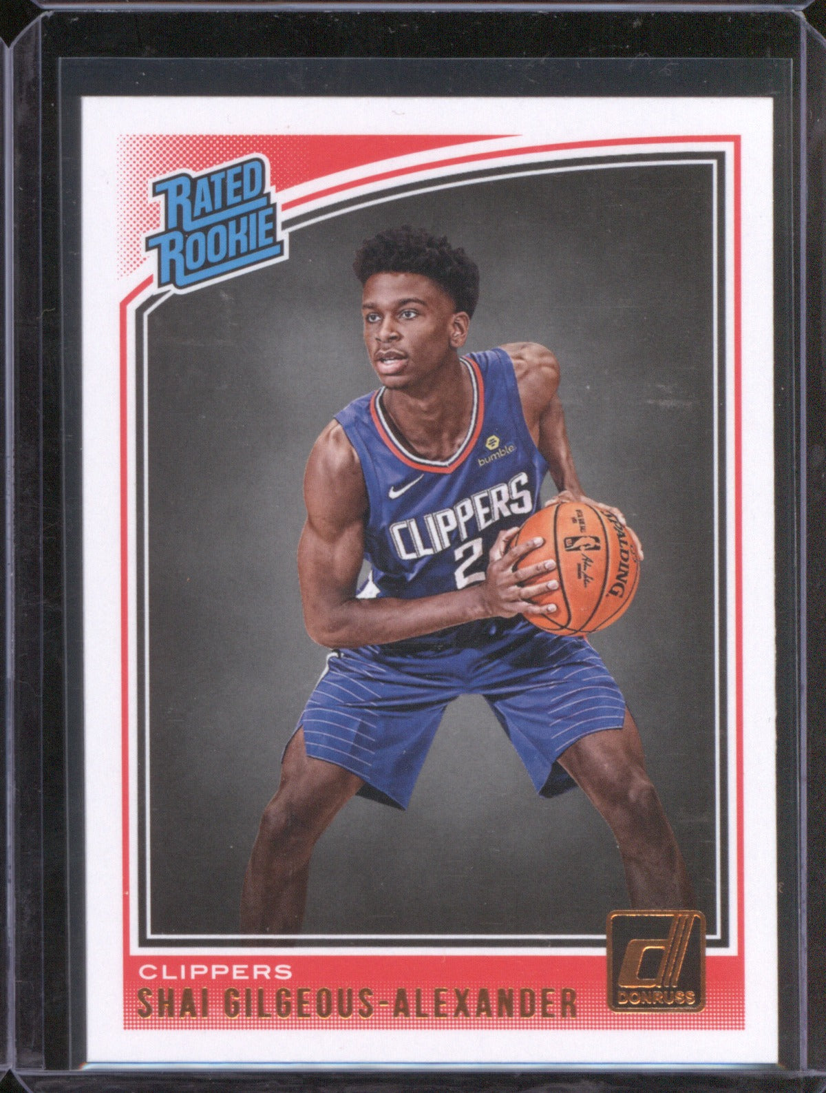 Shai Gilgeous-Alexander 2018-19 Panini Donruss 162 Rookie RC