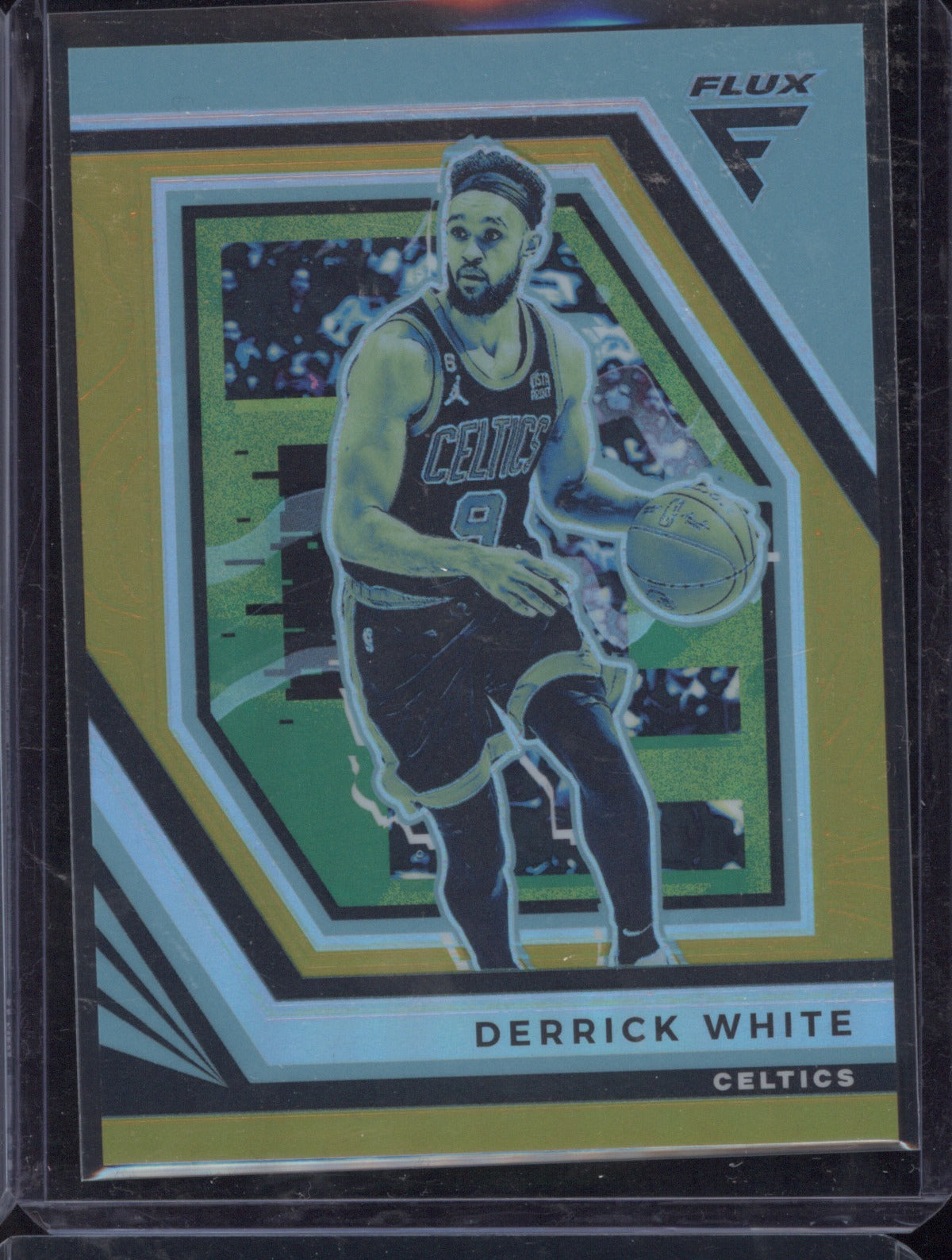 2022-23 Panini Flux 166 Derrick White Gold 6/10