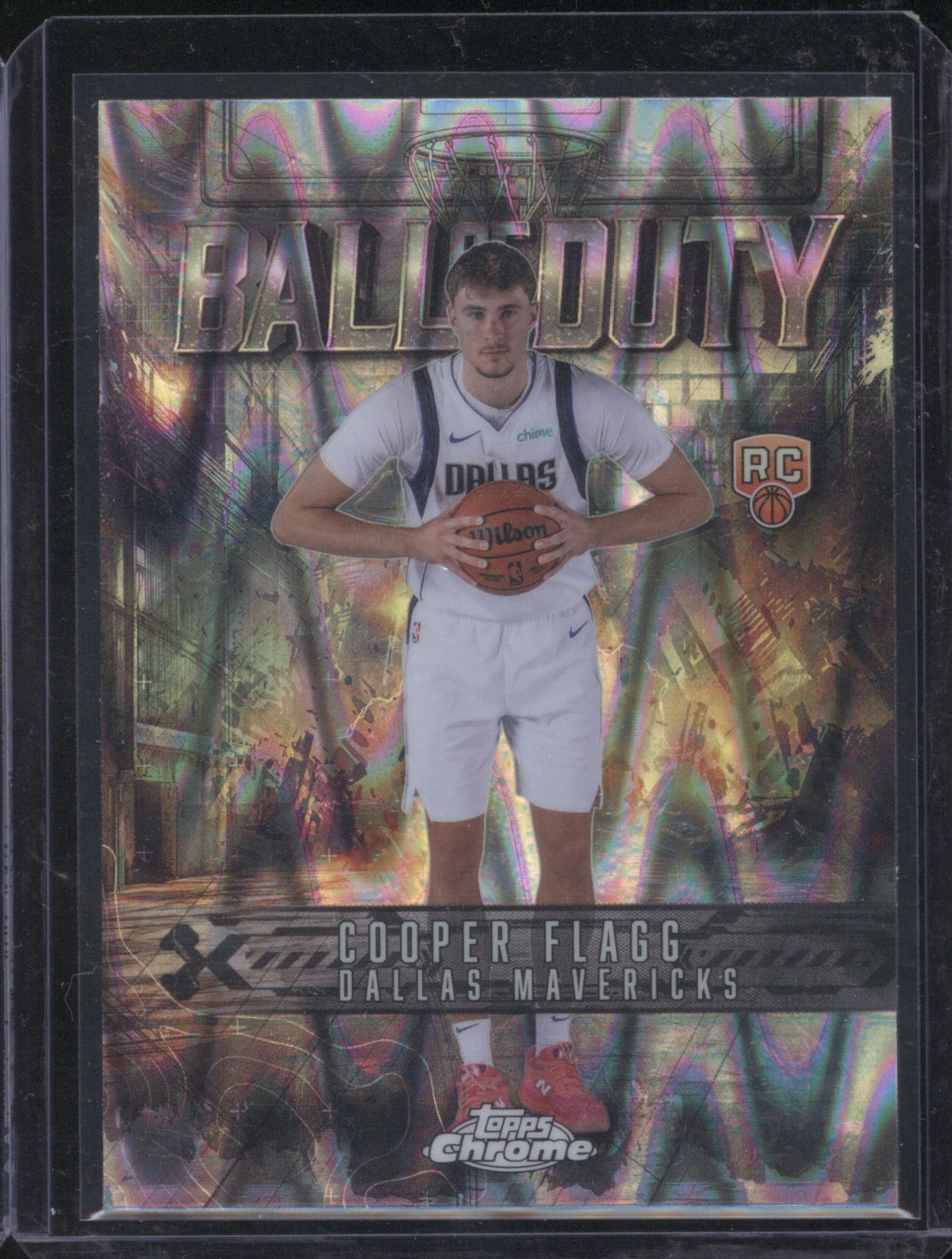 2025-26 Topps Chrome BD-21 Cooper Flagg Raywave RC