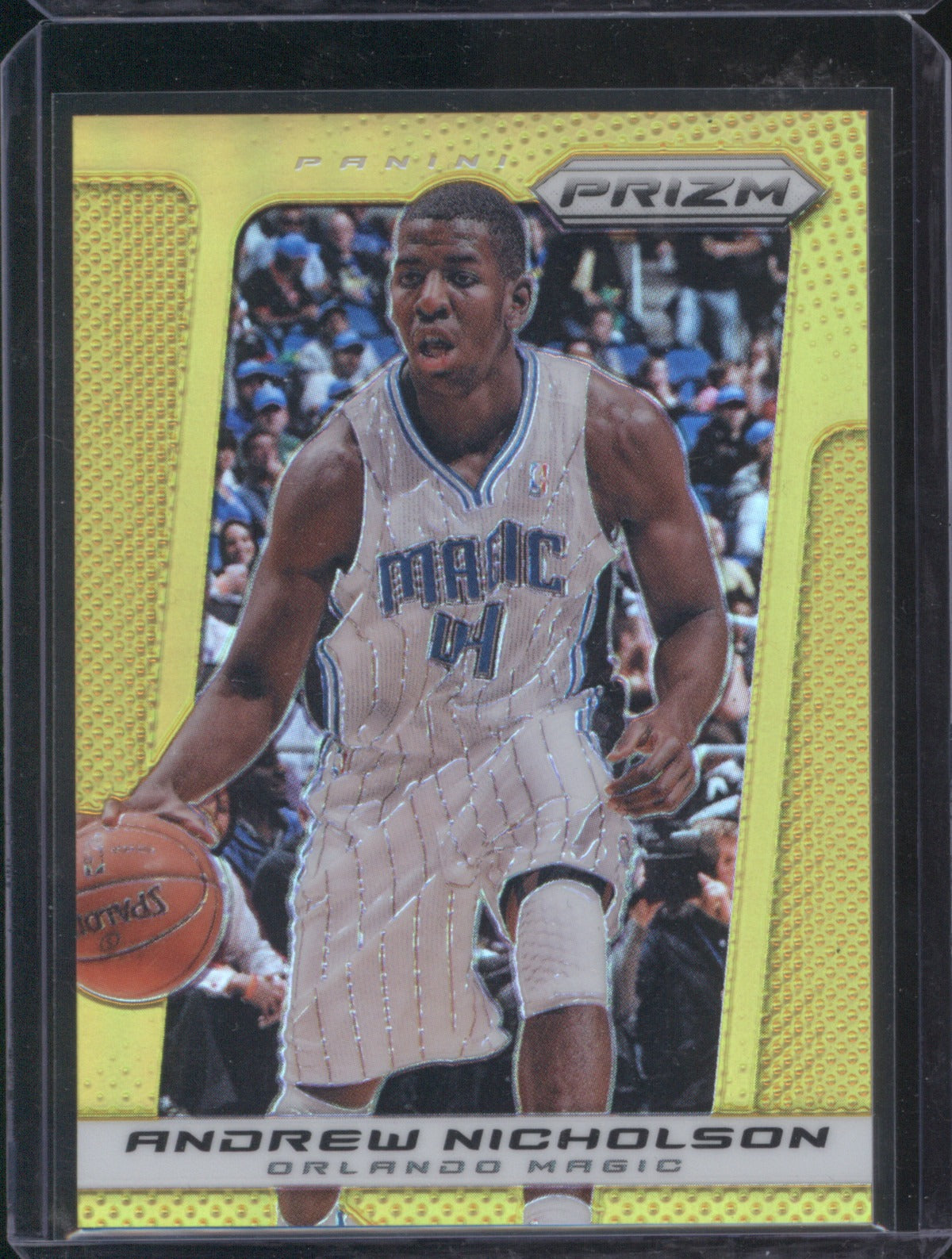 2013-14 Panini Prizm 42 Andrew Nicholson Gold 3/10