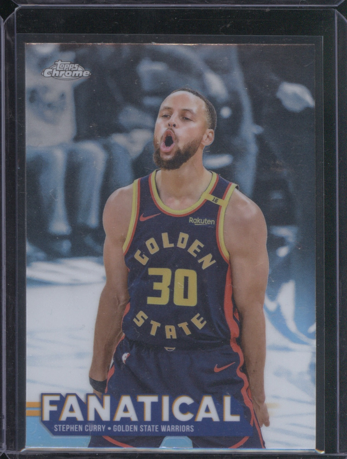 2025-26 Topps Chrome FAN-14 Stephen Curry Fanatical