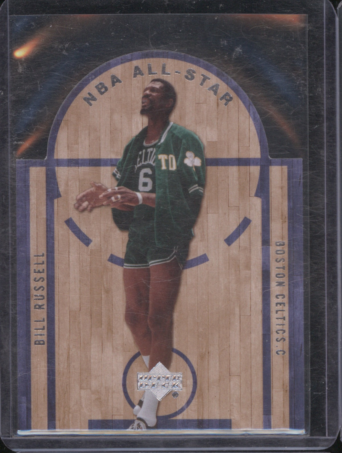 Bill Russell 2007 Upper Deck NBA All-Star East Die Cut