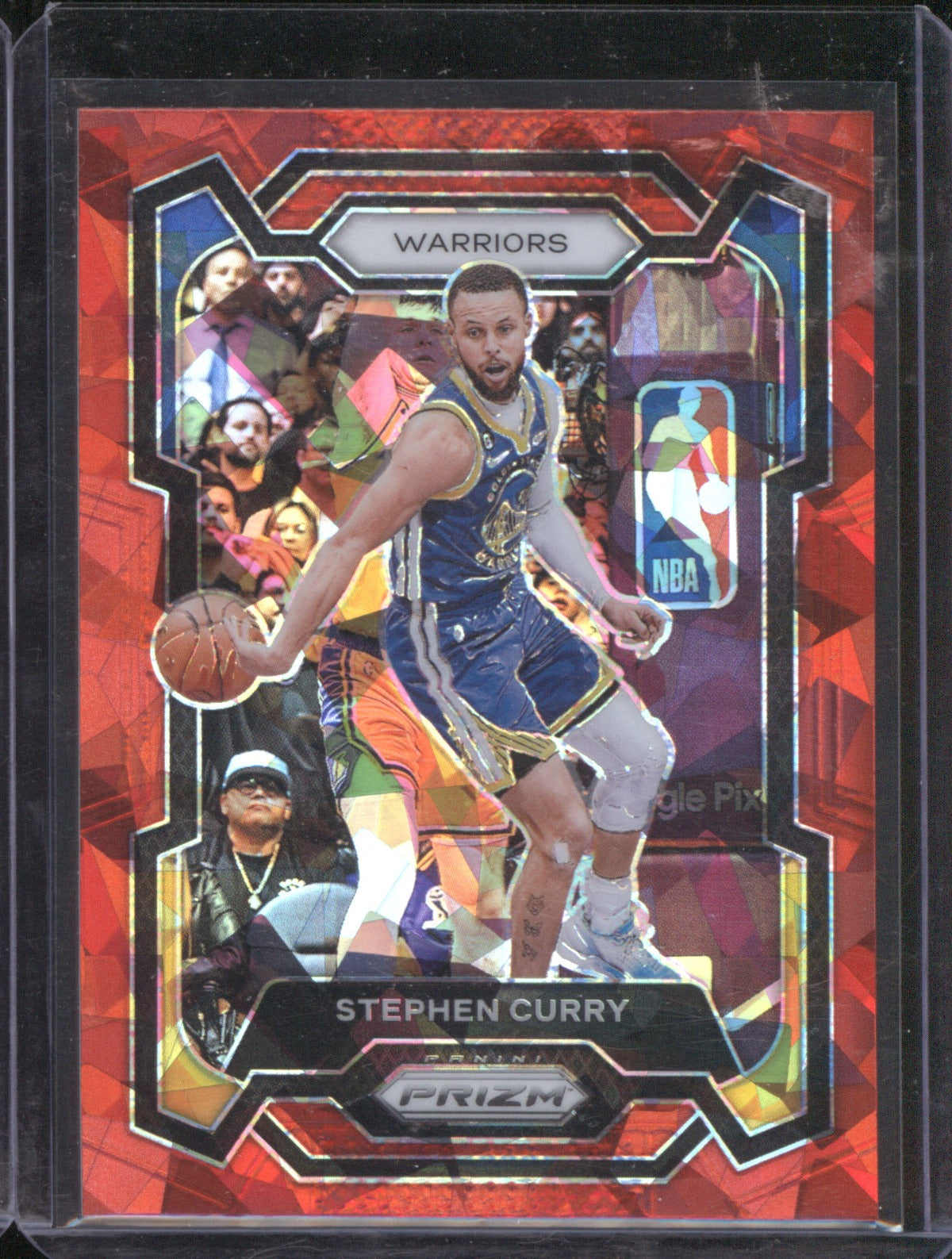 2023 Panini Prizm Stephen Curry 119 Red Cracked Ice