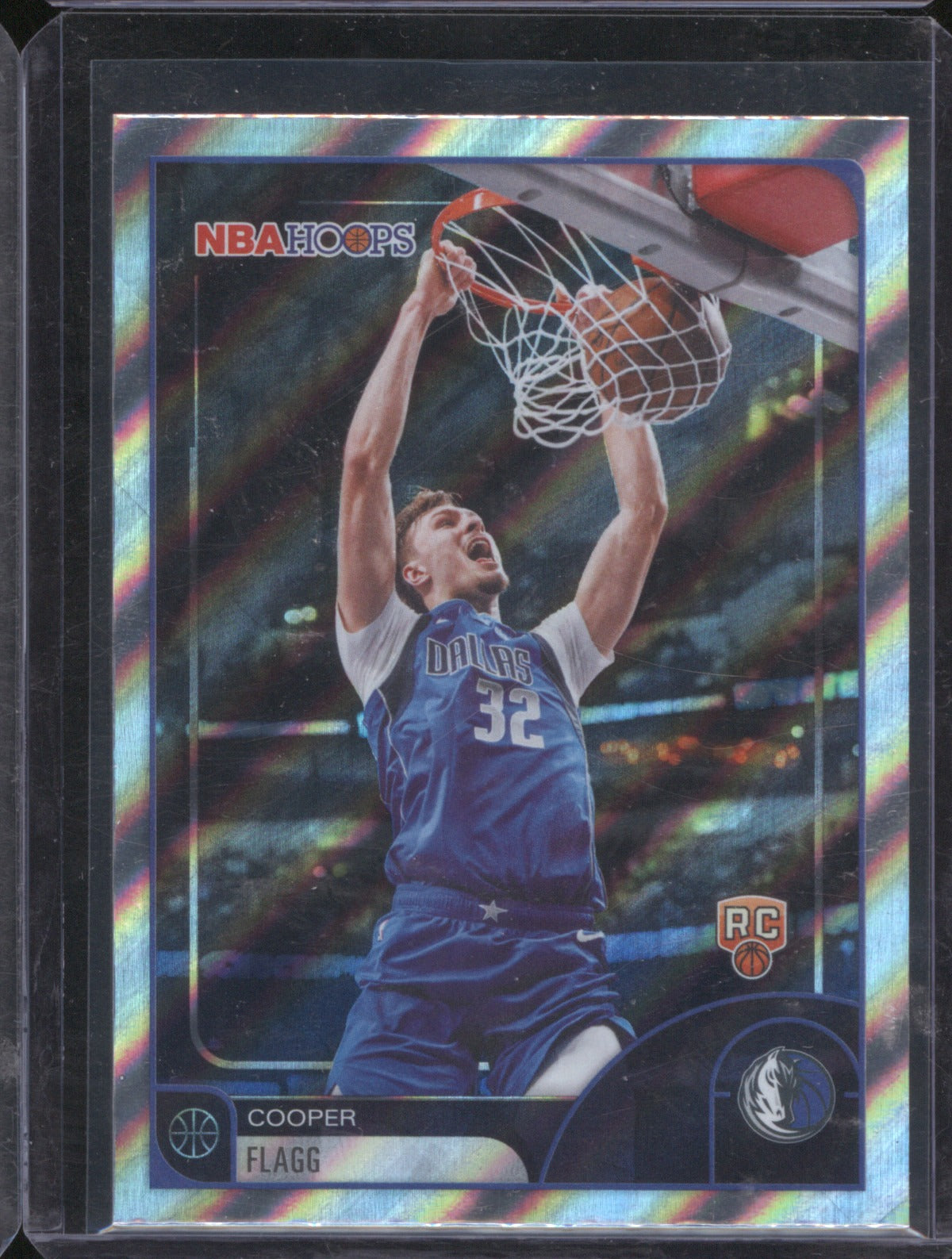 2025 Topps NBA Hoops Cooper Flagg 35 Rainbow Refractor RC