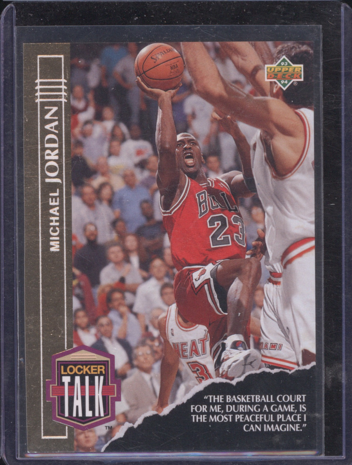 1993 Upper Deck Michael Jordan LT1 Locker Talk