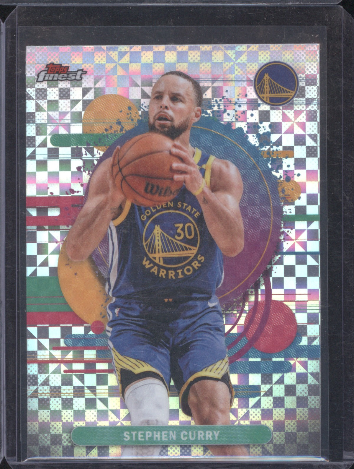 2025 Topps Finest Stephen Curry 163 Uncommon X-Fractor
